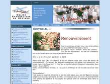 Tablet Screenshot of decines-evangile.fr